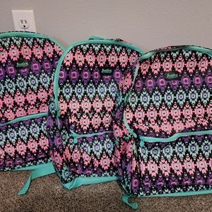 3 NWT Justice backpacks